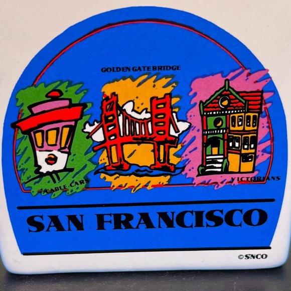 Vintage SAN FRANCISCO WAS SO EXPEN$IVE I COULD ONLY AFFORD HALF A CUP Souvenir - Picture 8 of 8